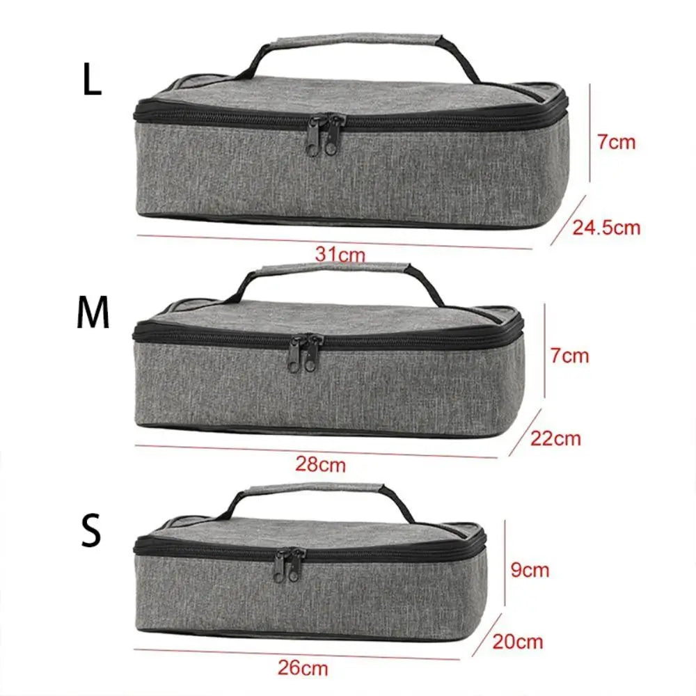 Square Thermal Lunch Bag Thicken Ice Pack Insulated Cooler Storage Bags Snack Bag Large Travel Picnic Delivery Meal Container