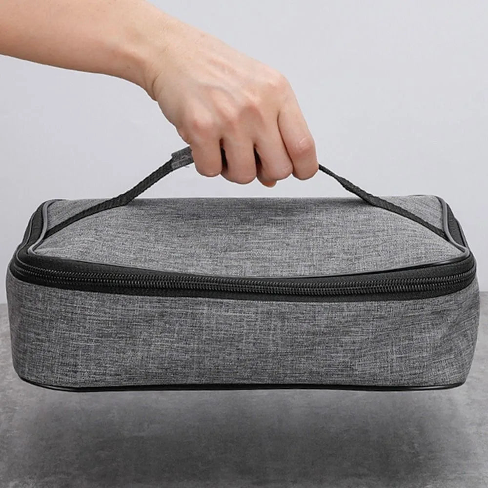 Square Thermal Lunch Bag Thicken Ice Pack Insulated Cooler Storage Bags Snack Bag Large Travel Picnic Delivery Meal Container
