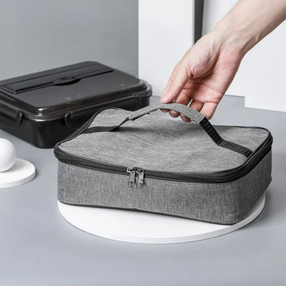 Square Thermal Lunch Bag Thicken Ice Pack Insulated Cooler Storage Bags Snack Bag Large Travel Picnic Delivery Meal Container